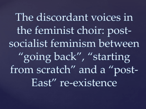 Post-socialist women?