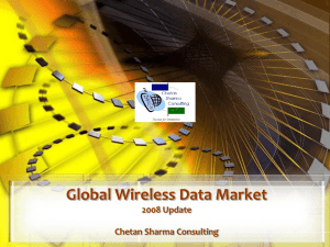 Global Wireless Data Market Update April 2007