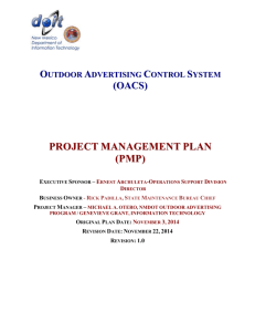 6.0 Project Management and Controls