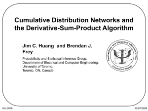 Cumulative distribution networks and the derivative-sum