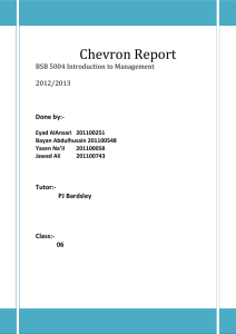 Chevron Report - Eyad Alansari