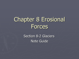 Chapter 8 Erosional Forces