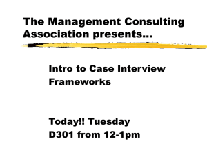 The Management Consulting Association