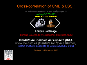 Enrique Gaztañaga (IEEC) - Instituto de Astrofísica