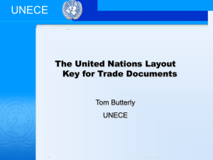 The United Nations Layout Key for Trade Documents