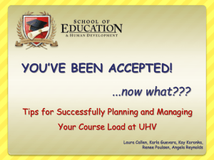 You've Been Accepted! - uhvstudentteachingresourcewiki