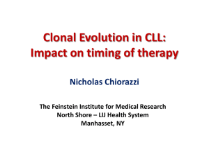Clonal Evolution in CLL: Impact on Timing of Therapy