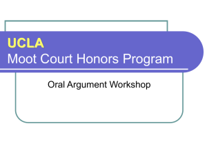 UCLA Moot Court Honors Program