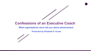 Confessions of an Executive Coach