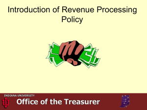 Revenue Processing and Revenue Producing