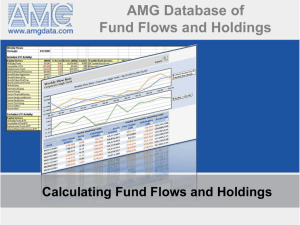AMG Database Features - US Fund Flows Data Services