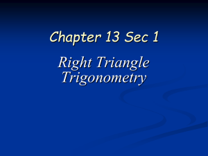 Chapter 5 Sections 1, 2, & 3 - VHS-PreCal