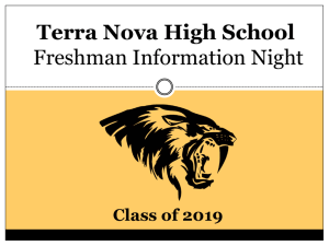 click to the freshman info night presentation