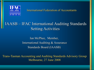 International Federation of Accountants (IFAC)