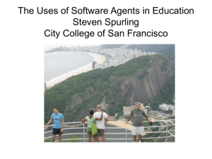 The Uses of Software Agents in Education