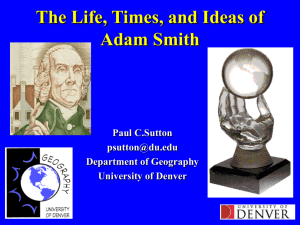 Adam Smith: A brief biography (Paul Sutton)