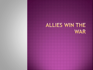 Allies Win the War