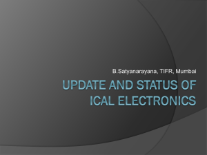 Update and status of ICAL Electronics activities