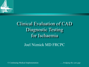 Clinical Evaluation of CAD
