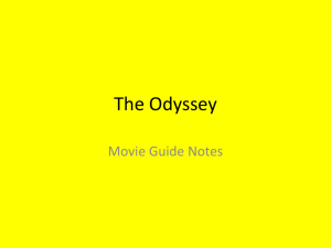 The Odyssey Movie/Book Notes