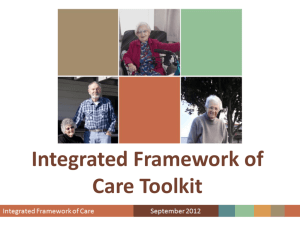 Integrated Framework of Care