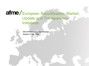 European Securitisation: Market Update and Transparency