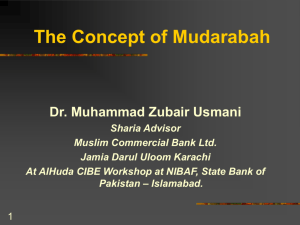 Mudarabah by Muhammad Zubair Usmani