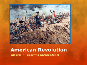 American Revolution - vcehistory