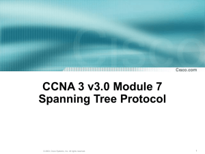 CCNA 3 Module 3 Single