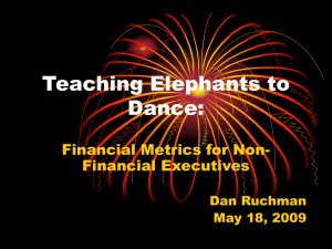 Teaching Elephants to Dance