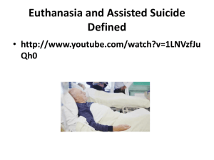 Euthanasia Sample Presentation