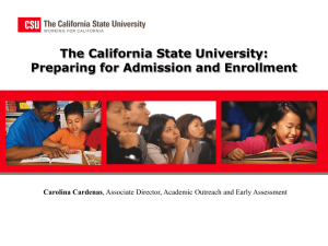 Early Start - The California State University