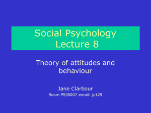 Theory of Planned Behaviour
