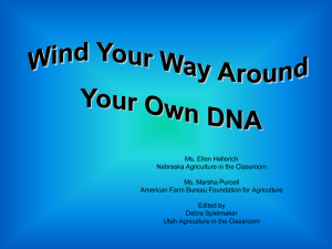 dna - Agriculture in the Classroom