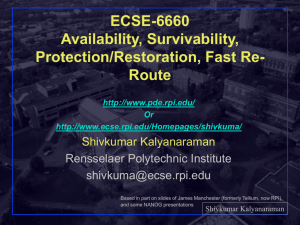 Protection Switching - ECSE - Rensselaer Polytechnic Institute