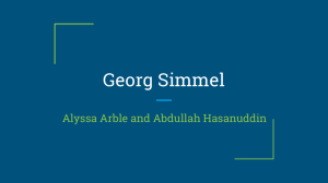 George Simmel