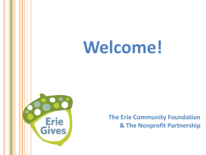 Check your Erie Gives profile for accuracy by August 5