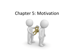 Chapter 5: Motivation - My book Kathrine kirkeby thomsen