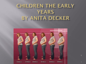 Children The Early Years by Anita Decker