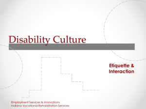 class - Indiana Institute on Disability and Community