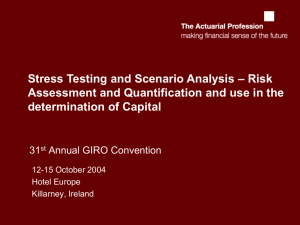 Stress Testing and Scenario Analysis – Risk Assessment and