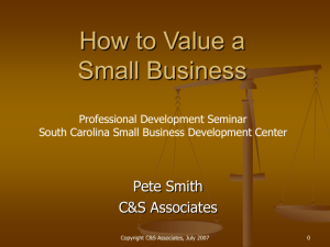 Small Business Valuation - value-a