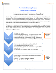 District Planning Process - Massachusetts Department of Education