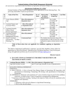 National Institute of Plant Health Management, Hyderabad (An