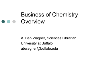Business of Chemistry Overview