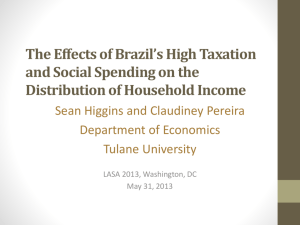 The Effects of Brazil's High Taxation and Social Spending
