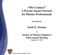 SPe-Connect - Society of Plastics Engineers