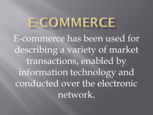 E-Commerce chapter 1
