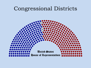 Congressional Districts - AP US Government and Politics