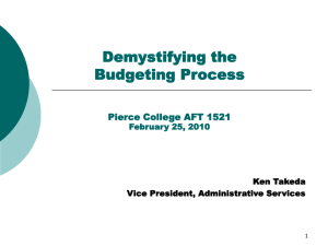 Demystifying Budget Process2-25-10